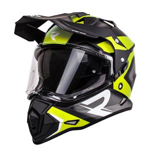 Enduro prilba Street Racer Tracker čierno-fluo žltá