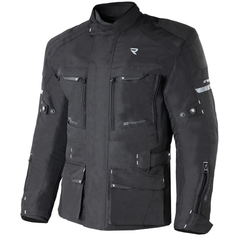 Bunda na motocykel Street Racer Rocket čierná