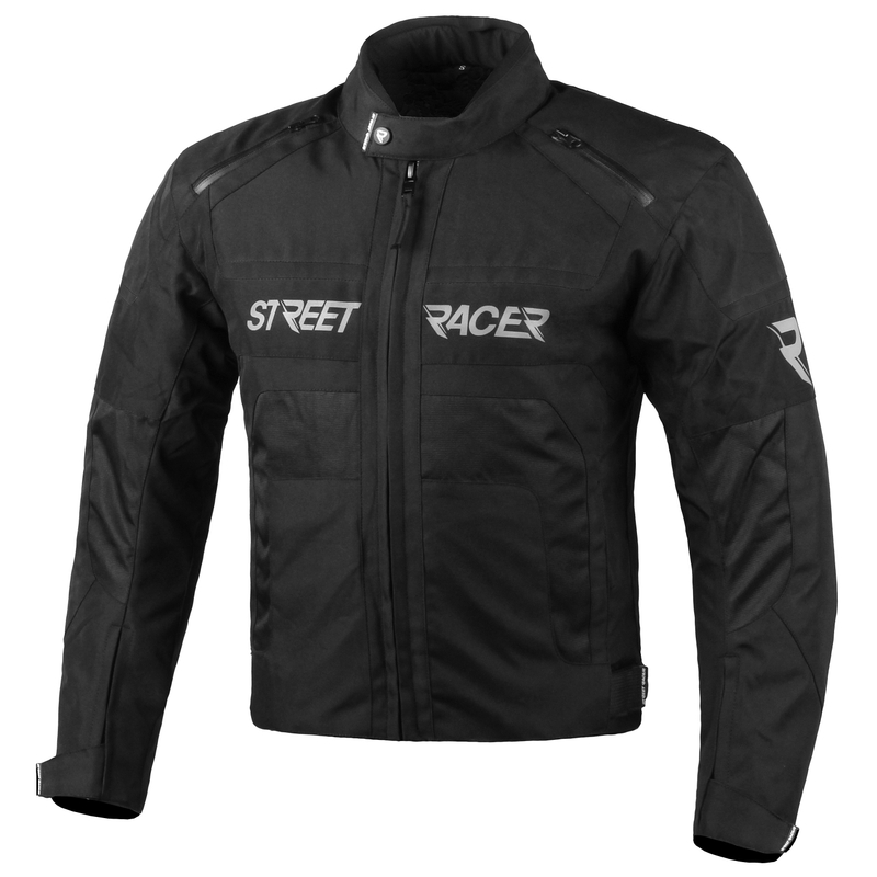 Bunda na motorku Street Racer Definit čierna výpredaj
