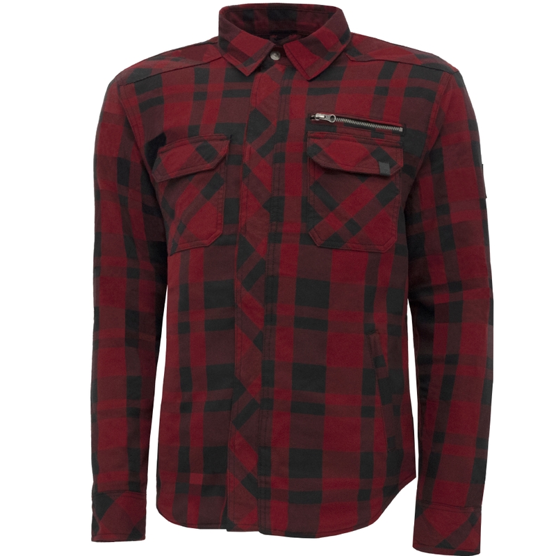 Košeľa na motorku Street Racer Striker červená