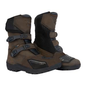 Topánky na motorku Street Racer Adventure Low WP hnedé - II. akosť