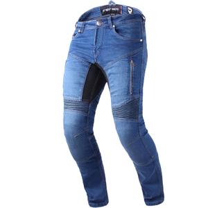 Jeansy na motocykel Street Racer Stretch II CE modré