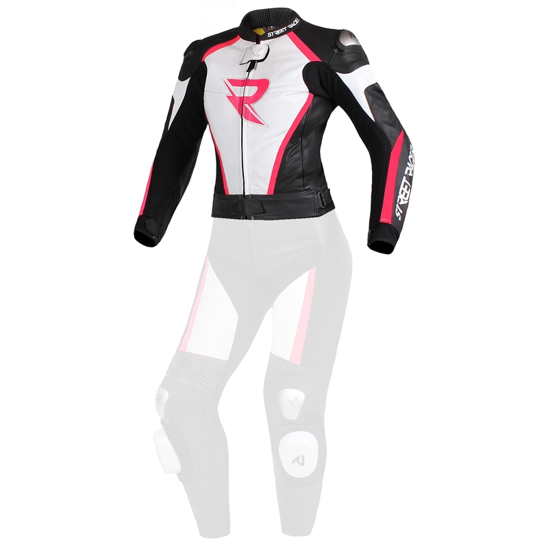 Dámska bunda Street Racer Kiara čierno-bielo-fluo ružová výpredaj