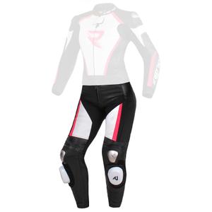 Dámske nohavice Street Racer Kiara čierno-bielo-fluo ružové výpredaj
