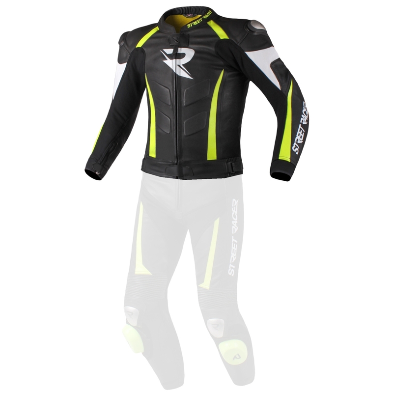 Pánska bunda Street Racer Fasttrack čierno-bielo-fluo žltá výpredaj