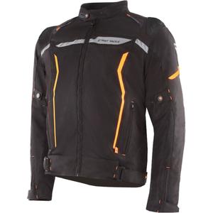 Bunda na motocykel Street Racer Flex EVO čierno-oranžová - II. akosť